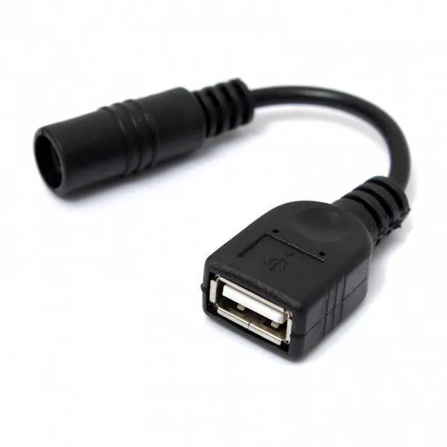 Alt view image 6 of 7 - WRIARICH PW-045 5V USB Female to DC Power Jack 5.5 2.1mm Charge Adpter Cable for Cell PhoneTablet