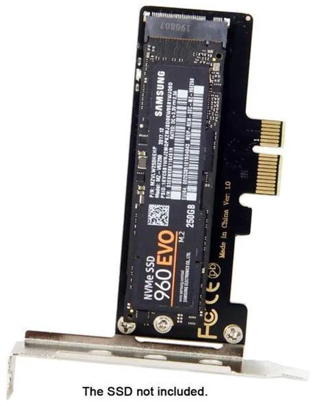 Main image of WRIARICH Low Profile PCI-E 3.0 x1 Lane to M.2 NGFF M-Key SSD Nvme AHCI PCI Express Adapter Card
