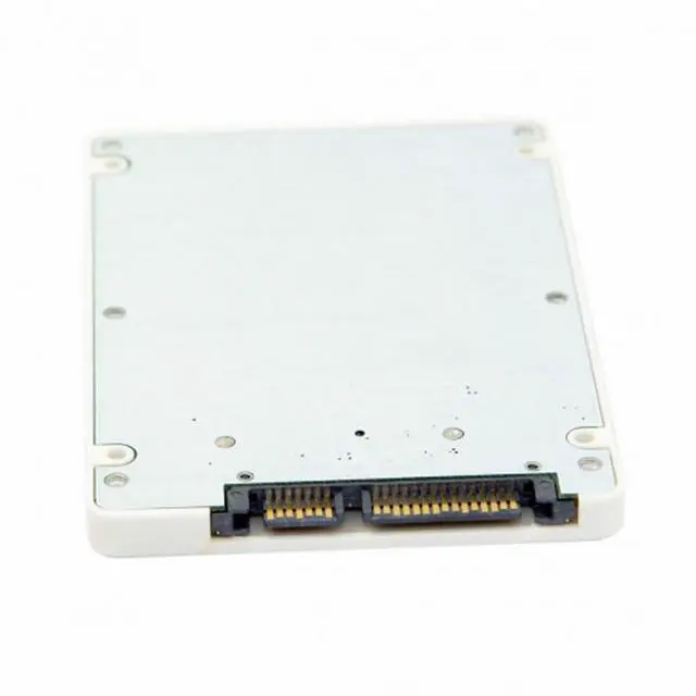Alt view image 5 of 7 - WRIARICH 1.8" Micro SATA 16pin SSD to 2.5" SATA 22pin 7+15 hard disk case Enclosure White 7mm height