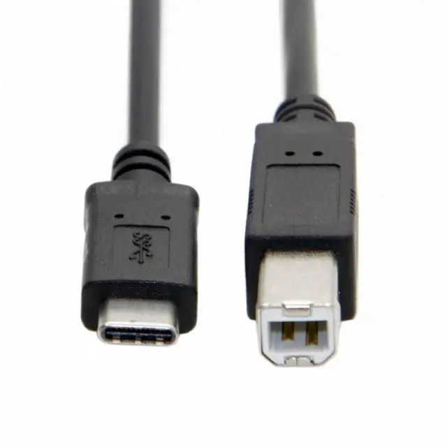 Alt view image 3 of 7 - WRIARICH USB-C USB 3.1 Type-C Male to USB 2.0 B Type Male Data Cable for Phone Mac Laptop MIDI Printer Scanner