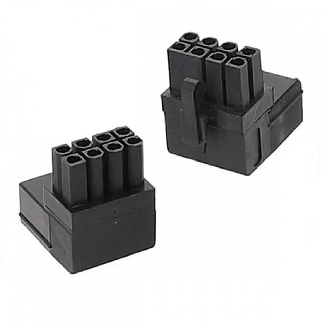 Main image of WRIARICH 2pcs/lot ATX 8P Male to Female 90 Degree Up Down Angled Power Header Adapter for GPU Graphics Card