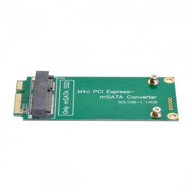 Alt view image 2 of 7 - WRIARICH SA-112 3x5cm mSATA Adapter to 3x7cm Mini PCI-e SATA SSD for Asus Eee PC 1000 S101 900 901 900A T91