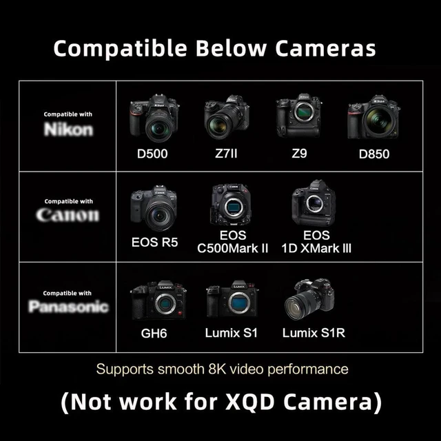 Alt view image 3 of 7 - WRIARICH Chenyang CFexpress Type-B to NVME 2230 Memory Card Kit Case CFE CFB NGFF M-key Adapter Alloy Shell for Camera 8K RAW PCIe Expansion