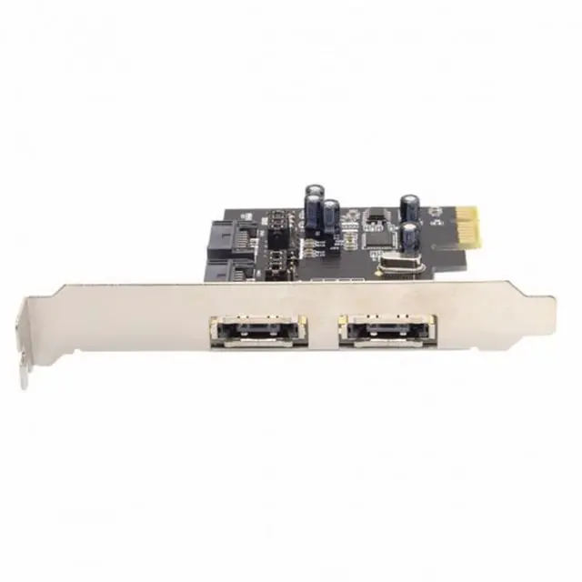 Alt view image 4 of 7 - WRIARICH PCI-E To 4 Ports SATA 3.0 ESATA PCIE SATA3 6Gbps Expansion Card PCI-E Adapter