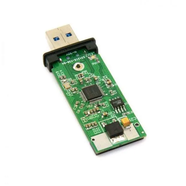 Main image of WRIARICH 42mm NGFF M2 SSD to USB 3.0 External PCBA Conveter Adapter Card Flash Disk Type with Black Case