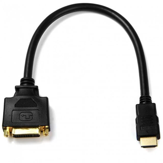 Alt view image 5 of 7 - WRIARICH DB-038 DVI Female to HDMI Male Adapter Converter Cable For PC Laptop HDTV 10cm