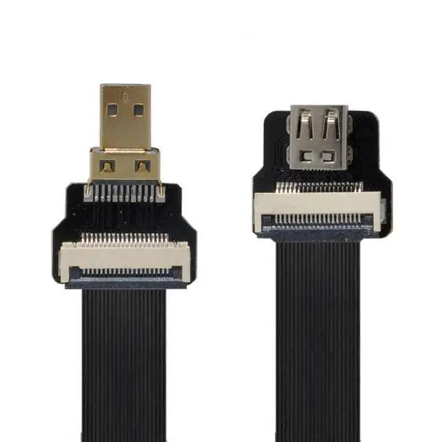 Main image of WRIARICH CYFPV Micro HDMI Male to Micro HDMI Female Extension FPC Flat Cable 1080P for FPV HDTV Multicopter Aerial Photography