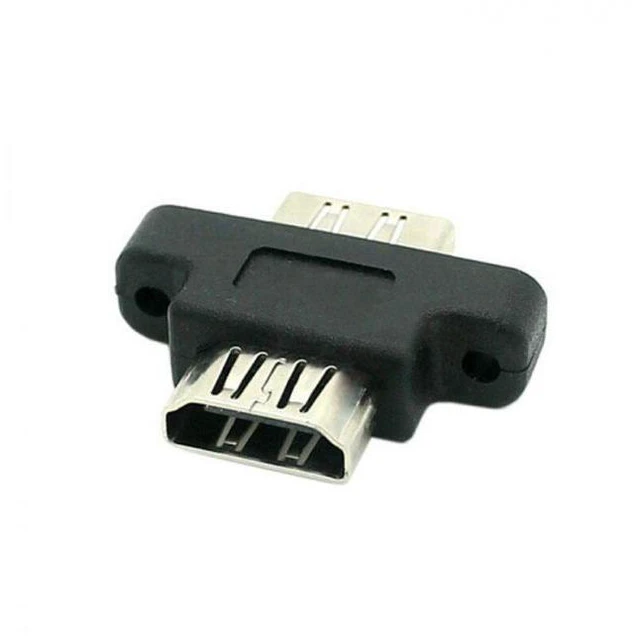 Main image of WRIARICH HD-087 HDMI Female To HDMI 1.4 Female Extension Extender Coupler Adapter with Panel Mount Holes