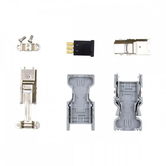 Alt view image 2 of 7 - WRIARICH SM-6P I/O Connector IEEE 1394 6Pin CN3 Plug 55100-0670 Male JZSP-CMP9-1-E Compatible with Yaskawa Panasonic Servo 54280-0609