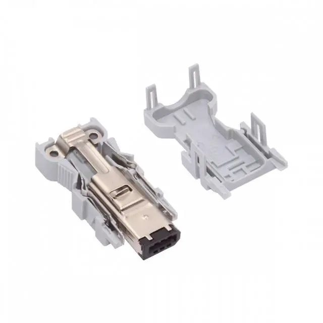 Alt view image 3 of 7 - WRIARICH SM-6P I/O Connector IEEE 1394 6Pin CN3 Plug 55100-0670 Male JZSP-CMP9-1-E Compatible with Yaskawa Panasonic Servo 54280-0609
