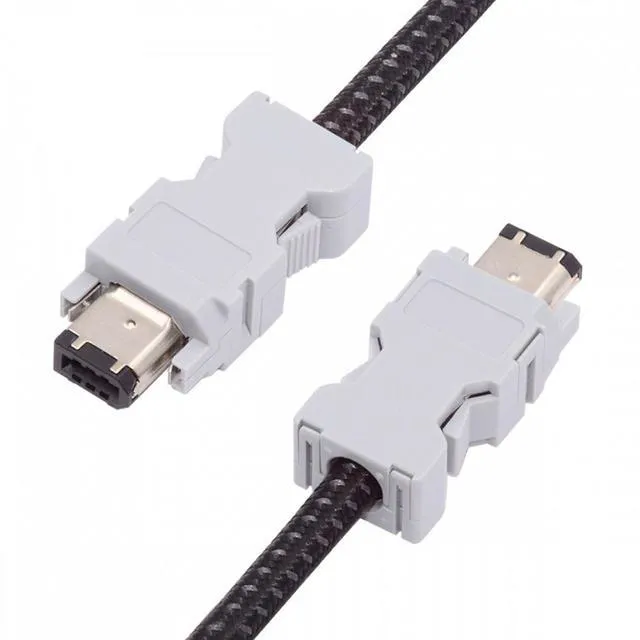 Alt view image 7 of 7 - WRIARICH SM-6P I/O Connector IEEE 1394 6Pin CN3 Plug 55100-0670 Male JZSP-CMP9-1-E Compatible with Yaskawa Panasonic Servo 54280-0609