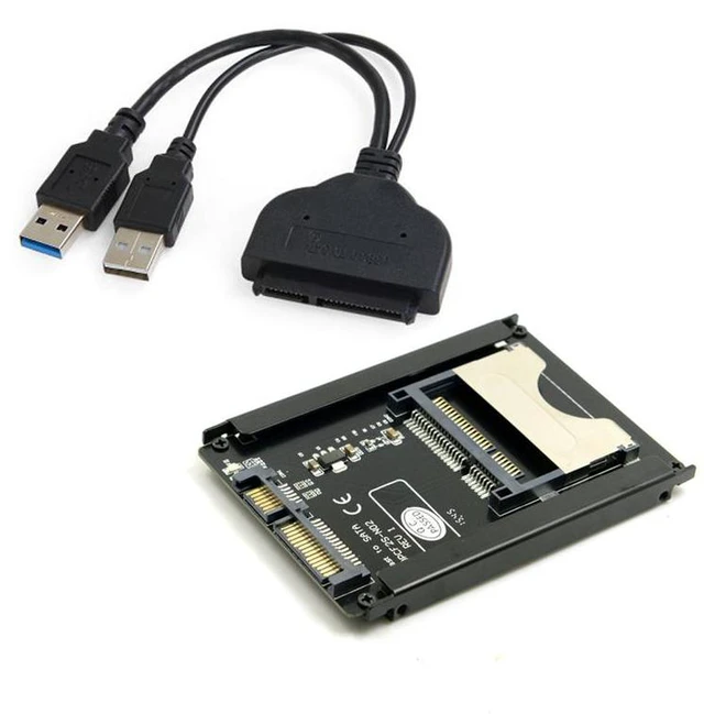 Main image of WRIARICH SATA 22Pin to USB 3.0 to CFast Card adapter 2.5 inch Hard Disk Case SSD HDD CFast Card Reader for PC Laptop