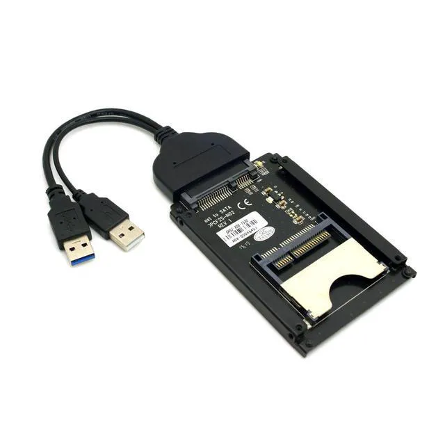 Alt view image 3 of 6 - WRIARICH SATA 22Pin to USB 3.0 to CFast Card adapter 2.5 inch Hard Disk Case SSD HDD CFast Card Reader for PC Laptop
