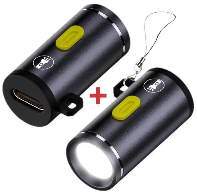 Main image of WRIARICH 2pcs/set USB-C Type-C LED Light Interior Atmosphere Lighting for Outdoors Walking Cycling Phone Laptop Charger Night Lamp 210 Lumens