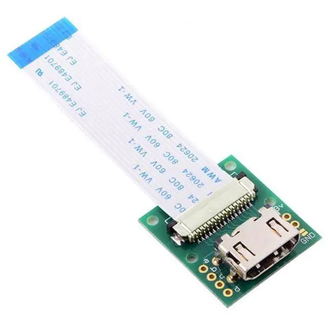 Main image of WRIARICH CN-005 Raspberry PI Camera Module to HDMI Type A Male HDTV FPC Flat Cable 5cm fit for PES001