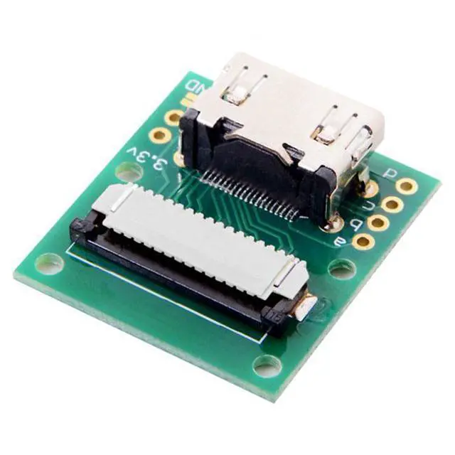 Alt view image 4 of 7 - WRIARICH CN-005 Raspberry PI Camera Module to HDMI Type A Male HDTV FPC Flat Cable 5cm fit for PES001