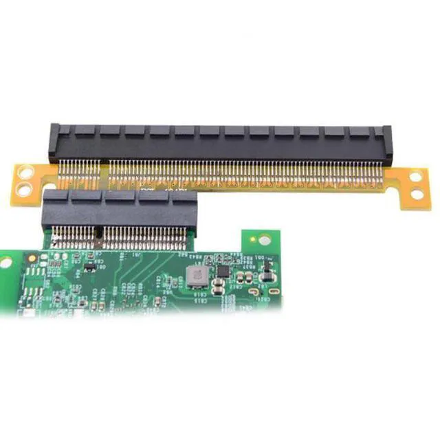 Alt view image 5 of 7 - WRIARICH PCI-E Express 4x to 16x Extender Converter Riser Card Adapter Male to Female