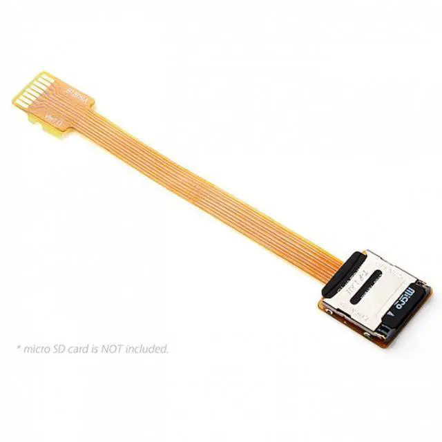 Alt view image 7 of 7 - WRIARICH EP-077 Micro SD TF Memory Card Kit Male to Female Extension Soft Flat FPC Cable Extender 10cm