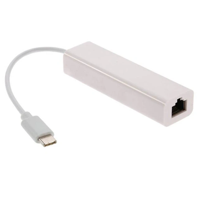 Alt view image 3 of 7 - WRIARICH USB-C Type C Male to 100Mbps Ethernet Network LAN Adapter for Apple Macbook & Laptop PC