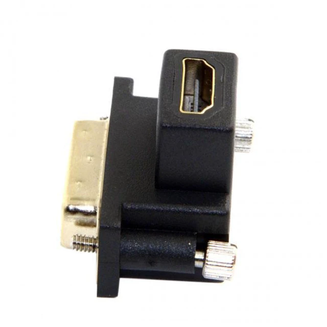 Alt view image 2 of 7 - WRIARICH 90 Degree Down Angled DVI Male to HDMI Female Adapter for Computer & HDTV & Graphics Card