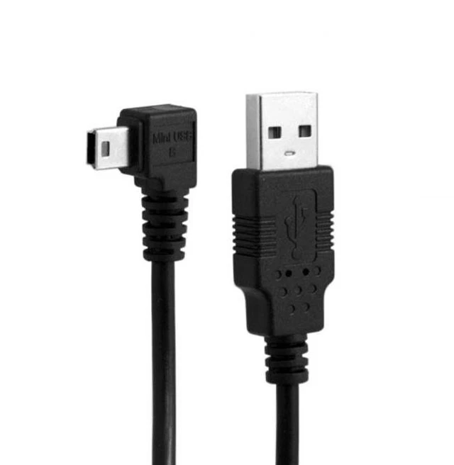 Alt view image 2 of 4 - WRIARICH 5pin Mini USB type Male Left Angled 90 degree to USB 2.0 male data charge cable 50cm U2-057-LE-0.5M
