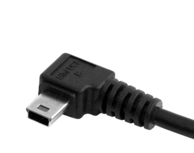 Alt view image 3 of 4 - WRIARICH 5pin Mini USB type Male Left Angled 90 degree to USB 2.0 male data charge cable 50cm U2-057-LE-0.5M