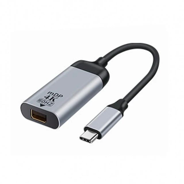 Alt view image 2 of 7 - WRIARICH USB-C Type C to Mini DP Displayport Cable Adapter 4K 2K 60hz for Tablet & Phone & Laptop