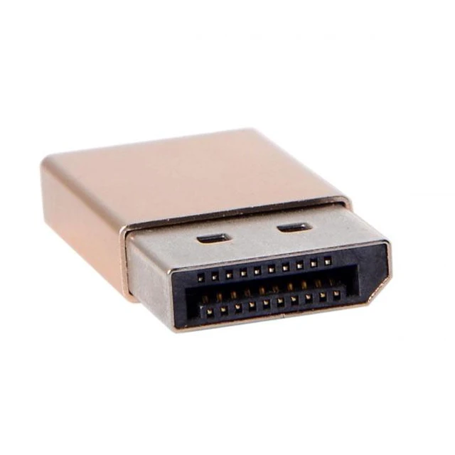 Alt view image 2 of 7 - WRIARICH Virtual EDID DP Display Adapter Displayport Plug 2560x1600p@60Hz DP-112