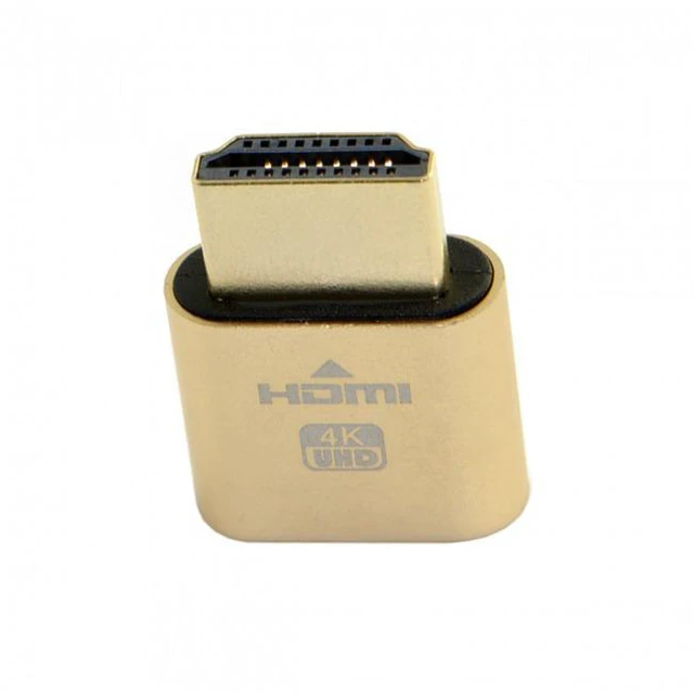 Alt view image 6 of 7 - WRIARICH HD-034 CY Virtual Display Adapter HDMI 1.4 DDC EDID Dummy Plug Headless Ghost Display Emulator 1920x1080p@60Hz