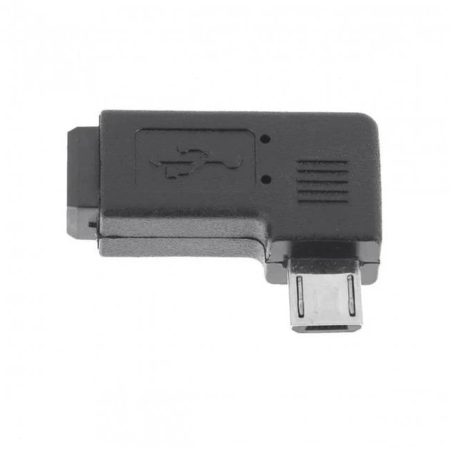 Alt view image 2 of 7 - WRIARICH 90 Degree Right Angled Mini USB Female to Micro USB Male Data Sypc Power Adapter