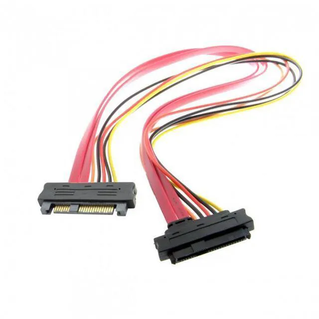 Alt view image 5 of 7 - WRIARICH SF-062 SAS Hard Disk drive SFF-8482 SAS Cable 29Pin Male to Female Extension Cable 0.5m
