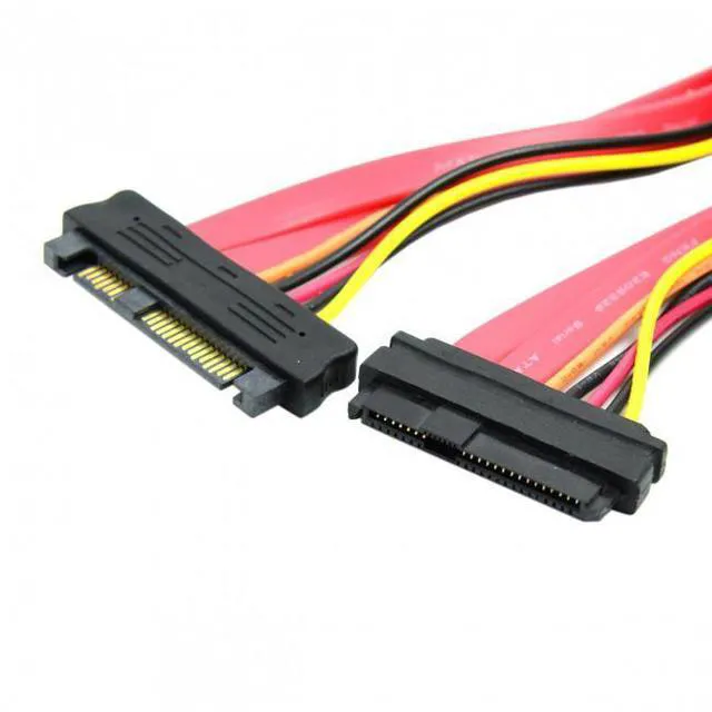Alt view image 6 of 7 - WRIARICH SF-062 SAS Hard Disk drive SFF-8482 SAS Cable 29Pin Male to Female Extension Cable 0.5m