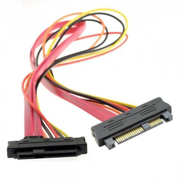 Alt view image 7 of 7 - WRIARICH SF-062 SAS Hard Disk drive SFF-8482 SAS Cable 29Pin Male to Female Extension Cable 0.5m