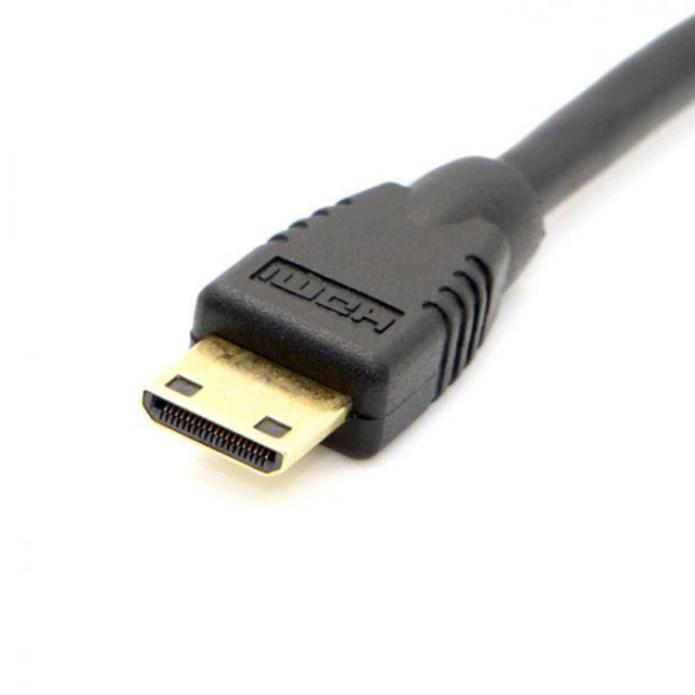 Alt view image 3 of 7 - WRIARICH HD-059 Type C MINI HDMI Male to HDMI Female Extension for DV MP4 Camera DC DV