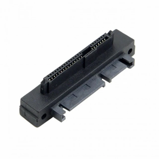 Main image of WRIARICH Right Angled 90 Degree SFF-8482 SAS 22 Pin to 7 Pin + 15 Pin SATA Hard Disk Drive Raid Adapter