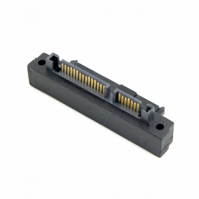 Alt view image 3 of 7 - WRIARICH Right Angled 90 Degree SFF-8482 SAS 22 Pin to 7 Pin + 15 Pin SATA Hard Disk Drive Raid Adapter