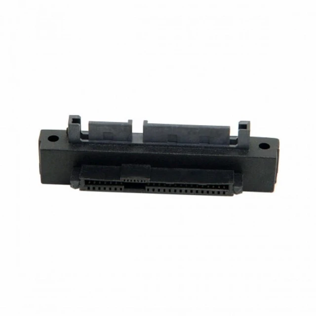 Alt view image 5 of 7 - WRIARICH Right Angled 90 Degree SFF-8482 SAS 22 Pin to 7 Pin + 15 Pin SATA Hard Disk Drive Raid Adapter