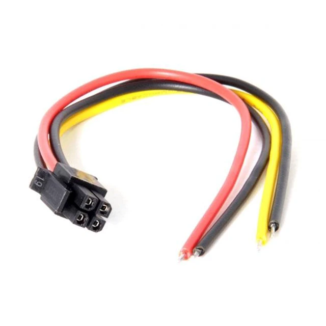 Alt view image 2 of 4 - WRIARICH ATX Molex Micro Fit Pitch 3.0mm 4Pin Male to Open Wire Power Adapter Cable 15cm 20AWG UL1007 PW-072-0.15M