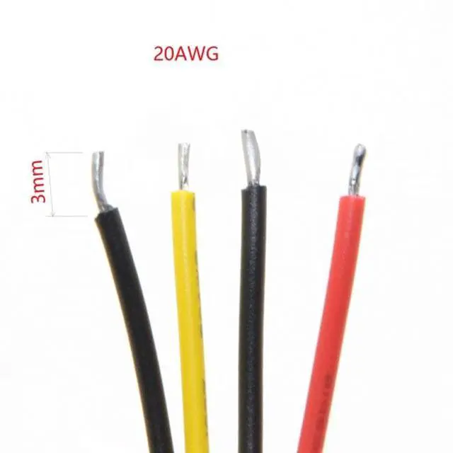 Alt view image 3 of 4 - WRIARICH ATX Molex Micro Fit Pitch 3.0mm 4Pin Male to Open Wire Power Adapter Cable 15cm 20AWG UL1007 PW-072-0.15M