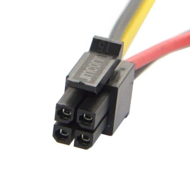 Alt view image 4 of 4 - WRIARICH ATX Molex Micro Fit Pitch 3.0mm 4Pin Male to Open Wire Power Adapter Cable 15cm 20AWG UL1007 PW-072-0.15M