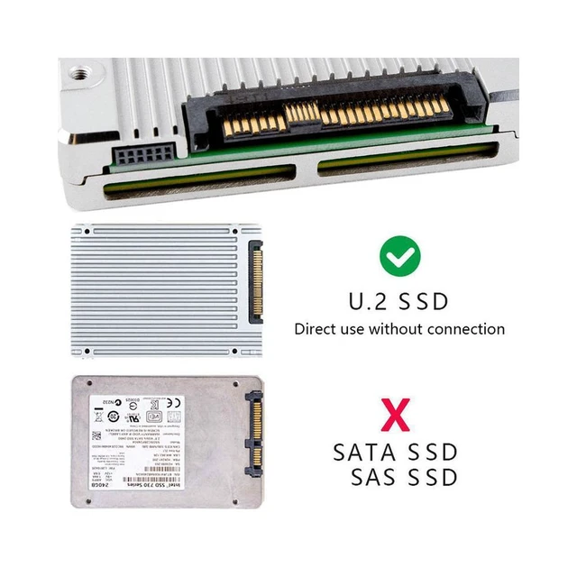 Alt view image 2 of 7 - WRIARICH SFF-8639 NVME U.2 U2 PCIe 4.0 SSD Adapter Male to Female Extension 68pin PCI Express PCBA
