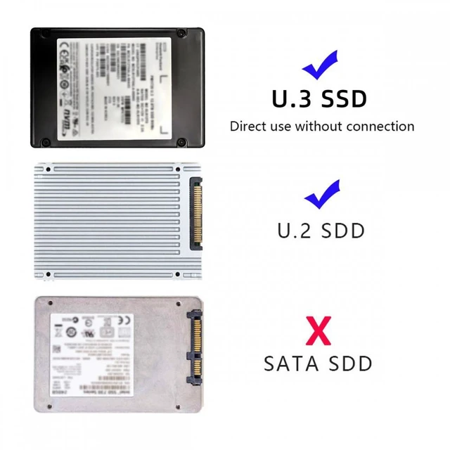 Alt view image 6 of 7 - WRIARICH SFF-8639 NVME U.2 U2 PCIe 4.0 SSD Adapter Male to Female Extension 68pin PCI Express PCBA