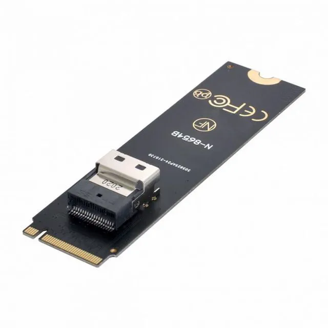 Main image of WRIARICH NGFF M-Key NVME to U.2 U2 Kit SFF-8639 to SFF-8654 Slimline SAS PCIe SSD Adapter for Mainboard