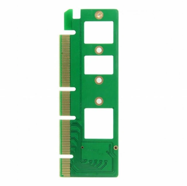 Alt view image 2 of 7 - WRIARICH NGFF M-key NVME AHCI SSD to PCI-E 3.0 16x x4 Adapter for XP941 SM951 PM951 A110 m6e 960 EVO SSD