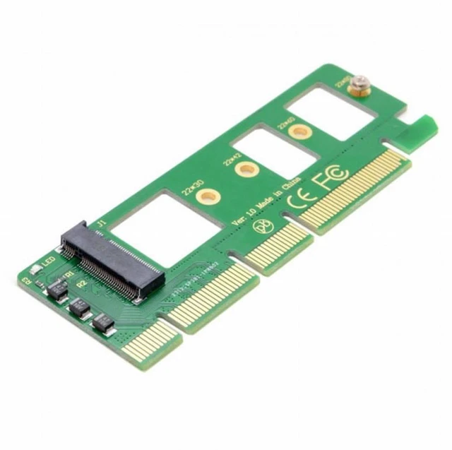 Main image of WRIARICH NGFF M-key NVME AHCI SSD to PCI-E 3.0 16x x4 Adapter for XP941 SM951 PM951 A110 m6e 960 EVO SSD