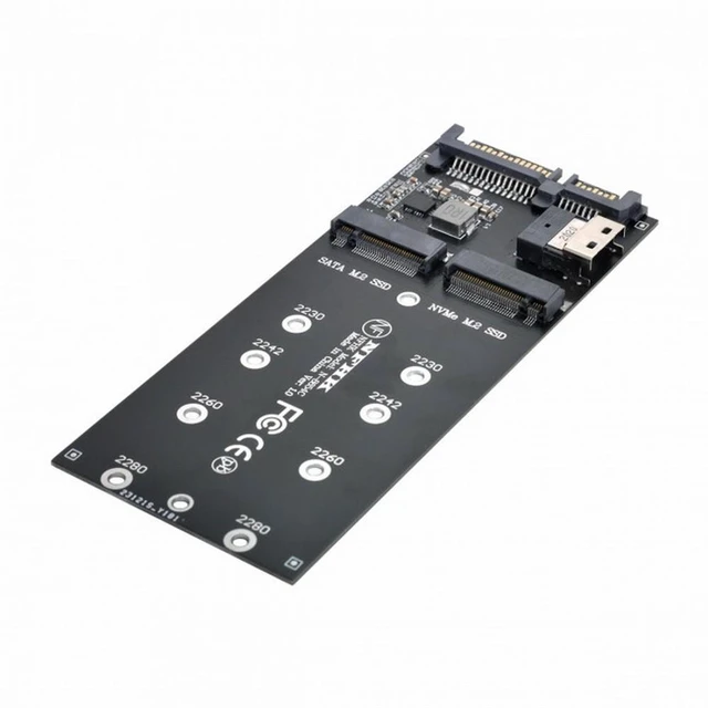 Main image of WRIARICH SFF-8654 to U2 Kit NGFF M-Key to Slimline SAS NVME PCIe SSD SATA Adapter for Mainboard