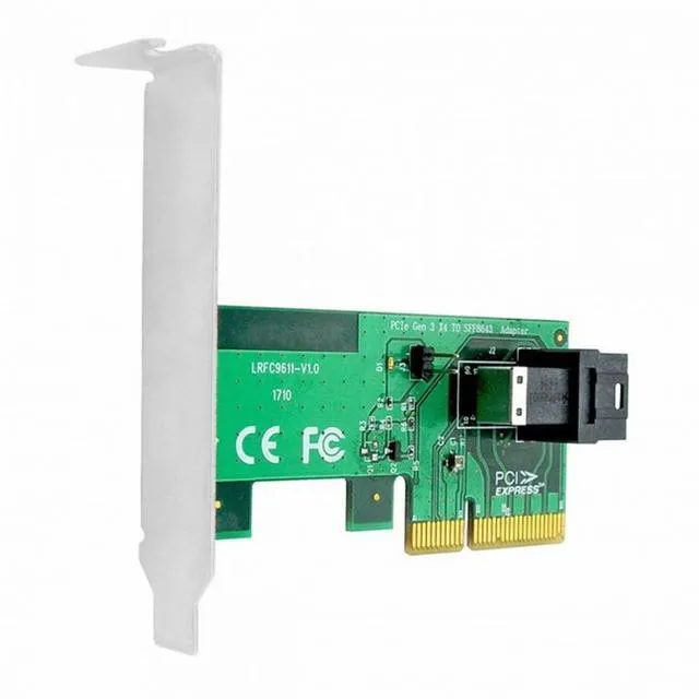 Alt view image 2 of 7 - WRIARICH PCI-E 4X to U.2 U2 Kit SFF-8639 NVME PCIe SSD Adapter for Mainboard SSD 750 p3600 p3700 M.2 SFF-8643
