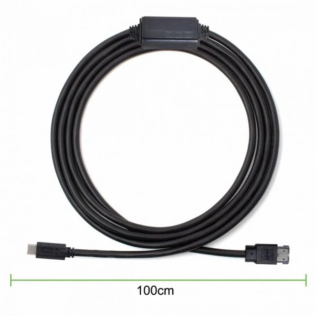 Alt view image 3 of 6 - WRIARICH Type-C USB-C to Power Over eSATA DC5V Adapter USB3.0 to HDD/SSD/ODD eSATAp Converter