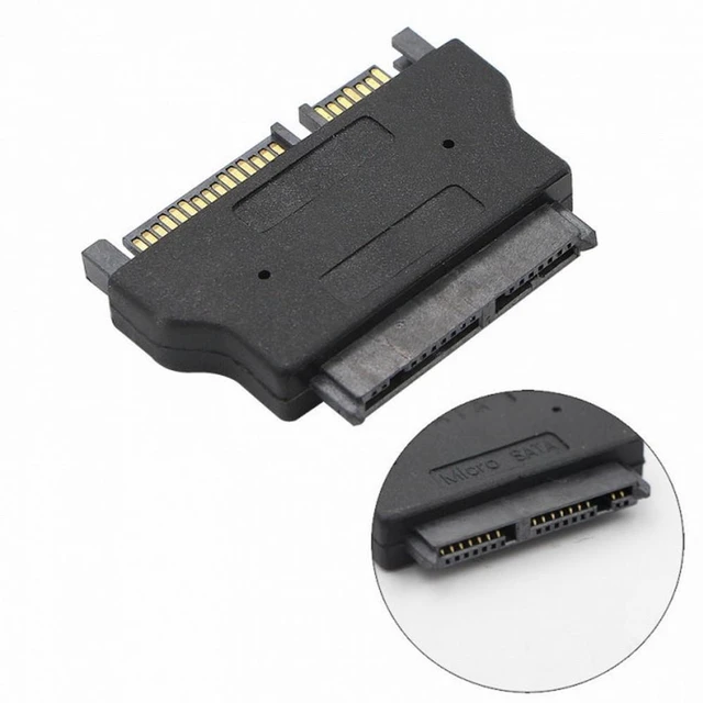 Alt view image 6 of 6 - WRIARICH 1set USB 3.0 to SATA 22Pin SATA to 16Pin Micro SATA Adapter for 1.8" 2.5" Hard Disk Driver With Extral USB Power Cable