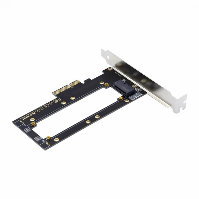 Alt view image 2 of 7 - WRIARICH PCI-E4.0 4X Host Adapter to NVMe Ruler 1U GEN-Z EDSFF 5.9mm 8.0mm Thickness Short SSD E1.S Carrier Adapter
